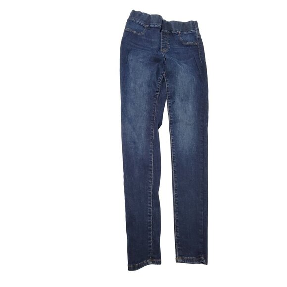 Old Navy Rockstar Mid Rise Jeans Womens Size 4 Skinny Dark Wash Denim Pants - Picture 2 of 5